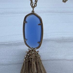 Kendra Scott periwinkle rayne necklace
